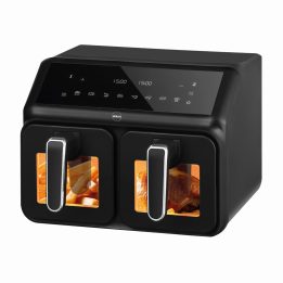Double fat-free fryer 2200 W capacity 8 l LED display