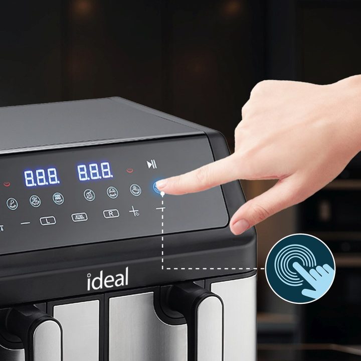 IDEAL Fat-free fryer double horizontal 9L 8 functions - including food drying