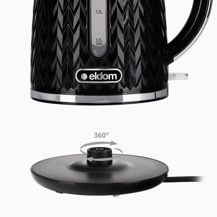 NELO kettle capacity 1.7 l power 2000 W black