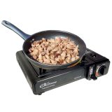 ELICO BDZ-155B Portable camping gas stove for 2.2 kW cartridges piezo ignition.