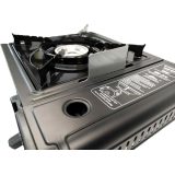 ELICO BDZ-155B Portable camping gas stove for 2.2 kW cartridges piezo ignition.