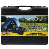 ELICO BDZ-155B Portable camping gas stove for 2.2 kW cartridges piezo ignition.