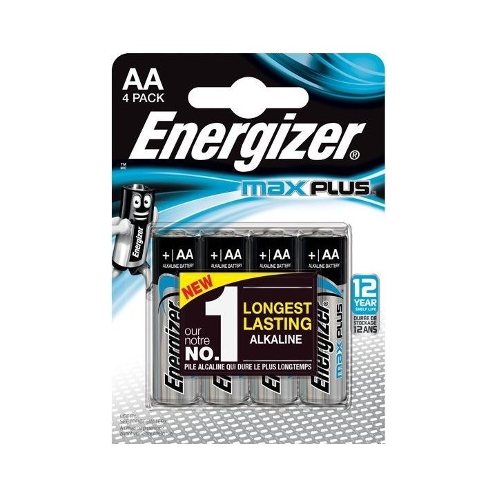 ENERGIZER BATTERY MAX PLUS AA LR6 4 ECO