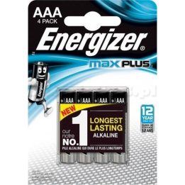 ENERGIZER BATTERY MAX PLUS AAA LR03 4 ECO