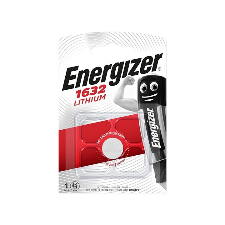 ENERGIZER BATTERY SPECIALIZED LITHIUM CR1632 3V 1 PIECE