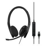 EPOS ADAPT 160T USB II Headset Wired Headband Office/Call Centre USB Type-A Black