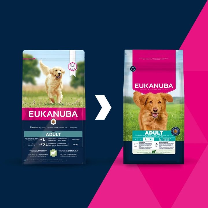 EUKANUBA Adult L XL Rich in lamb & rice - dry dog food - 12kg
