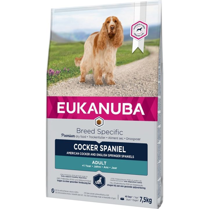 EUKANUBA Breed Specific Cocker Spaniel Adult - dry dog food - 7 5kg
