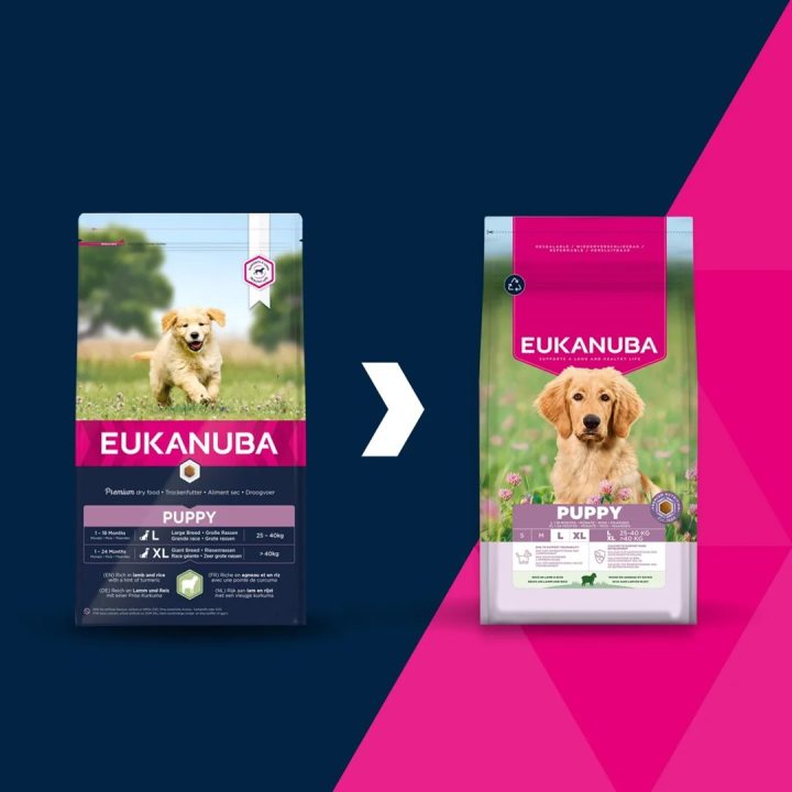 EUKANUBA Puppy L XL Rich in lamb & rice - dry dog food - 12kg