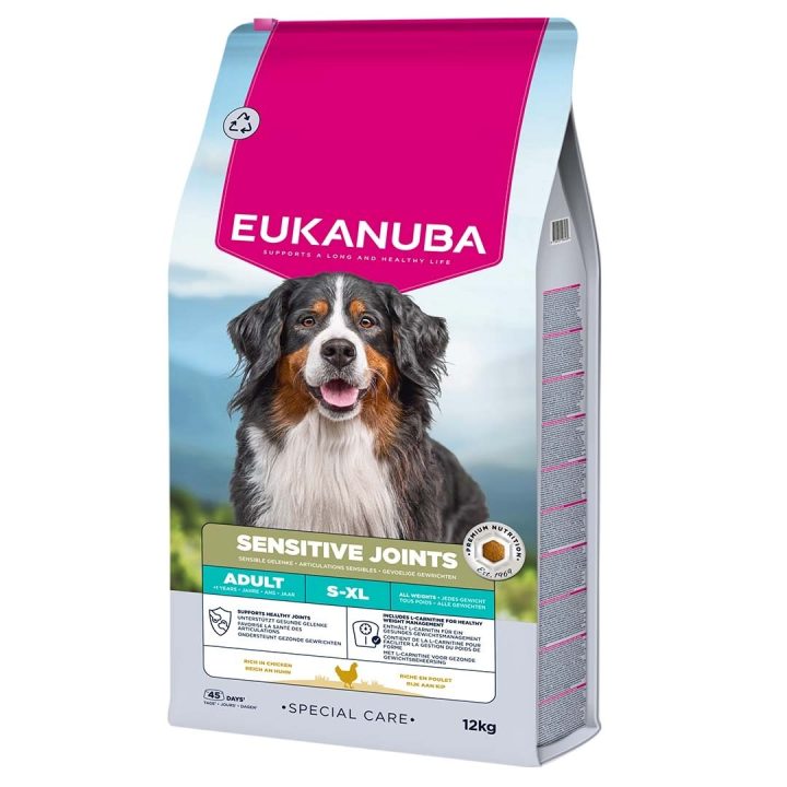 EUKANUBA Special Care Adult Dogs with Sensitive Joints – dry dog food – 12 kg