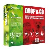 EUROWET Drop&Go Spot-on – flea and tick drops for dog and cat – 5x2 ml