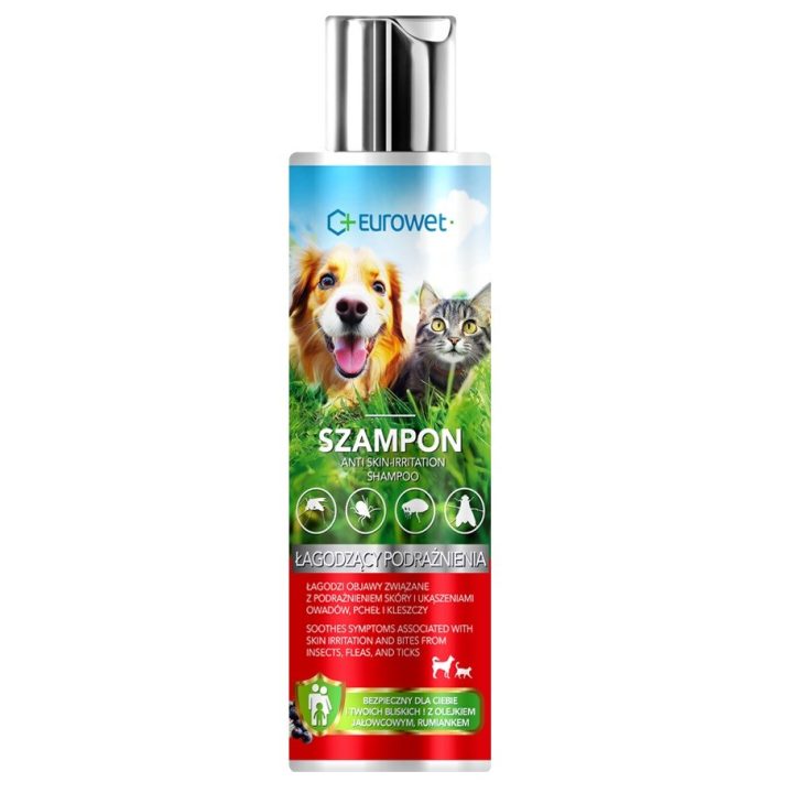 EUROWET Skin irritation - shampoo for dogs and cats - 200ml