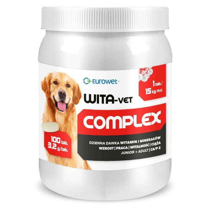 EUROWET Wita-Vet Complex 3 2g - supplements for dogs - 100 tablets