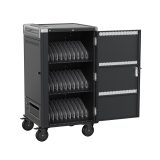 Ewent EW1700 portable device management cart/cabinet Black Grey