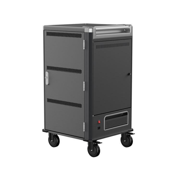 Ewent EW1700 portable device management cart/cabinet Black Grey