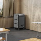 Ewent EW1700 portable device management cart/cabinet Black Grey
