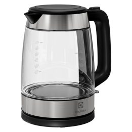 Electrolux E4GK1-4GB electric kettle 1.7 L 2200 W Black Stainless steel Transparent