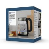 Electrolux E4GK1-4GB electric kettle 1.7 L 2200 W Black Stainless steel Transparent