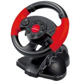 ESPERANZA EG103 Gaming Controller Steering wheel PC Playstation 2 Playstation 3 Digital Black Red
