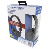 Esperanza BONGO Headphones Wired Head-band Calls/Music/Sport/Everyday Black