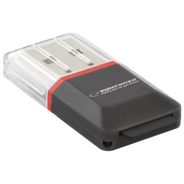 Esperanza EA134K card reader Black Silver Transparent USB 2.0