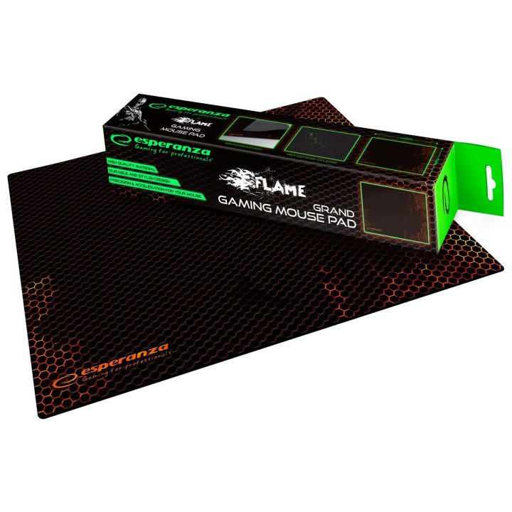 Esperanza EA146R mouse pad Black Red