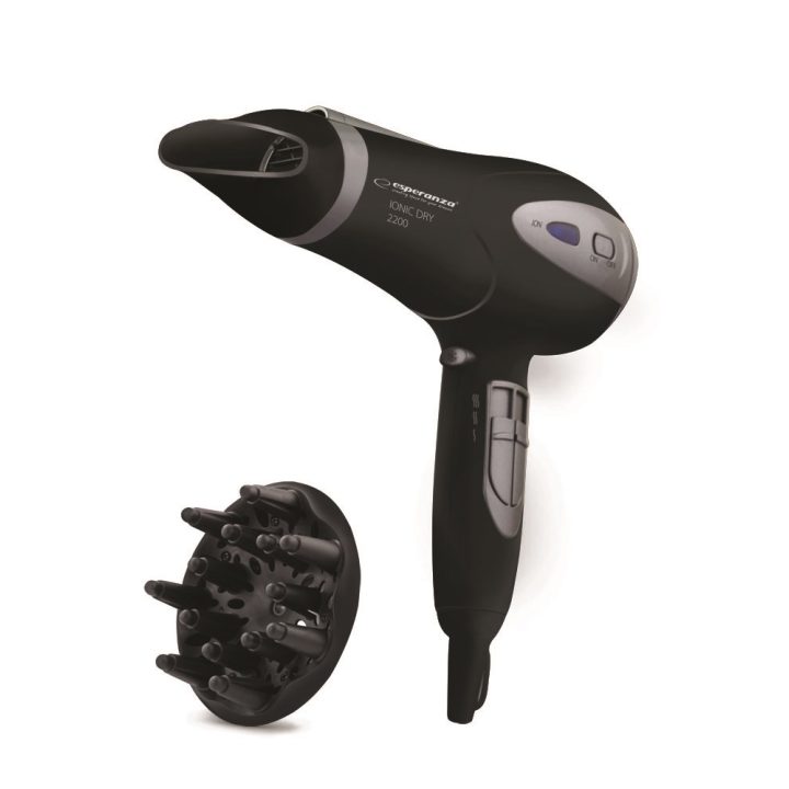 Esperanza EBH005K Hair dryer Black 2200 W