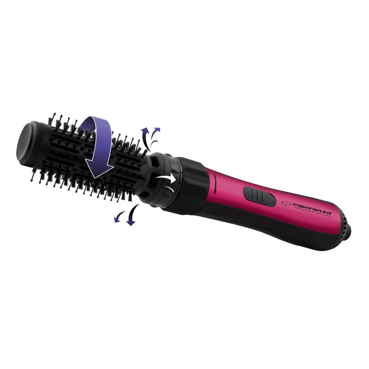 Esperanza EBL008 hair styling tool Hot air brush Black Red 1.8 m 1000 W