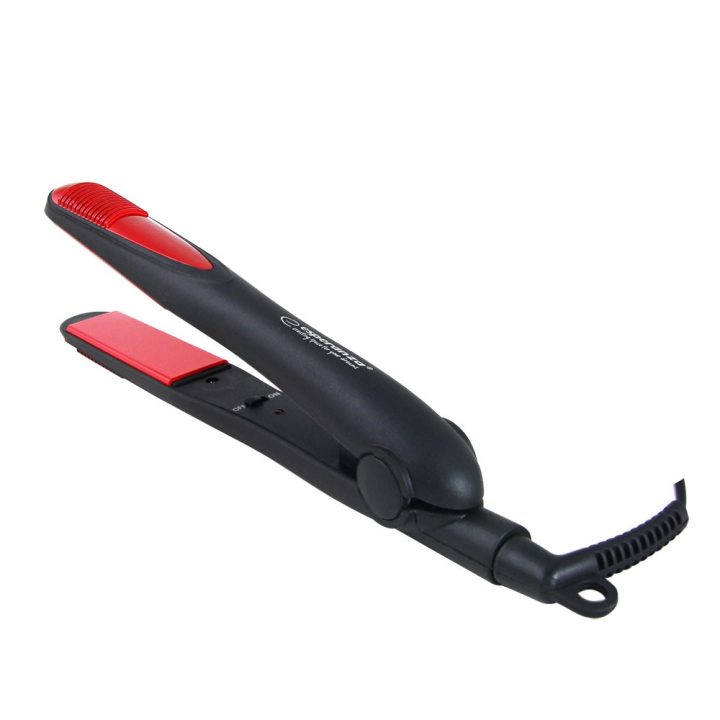 Esperanza EBP004 hair styling tool Straightening iron Black Red 35 W