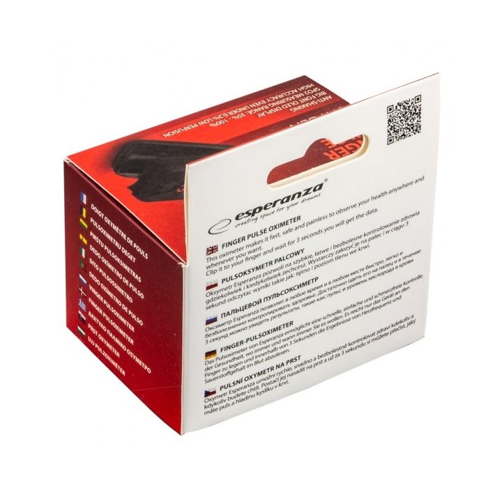 Esperanza ECO001 pulse oximeter Black