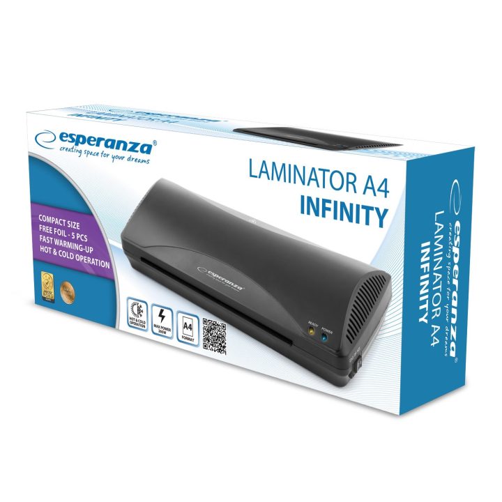 Esperanza EFL001 laminator Cold/hot laminator 250 mm/min Black