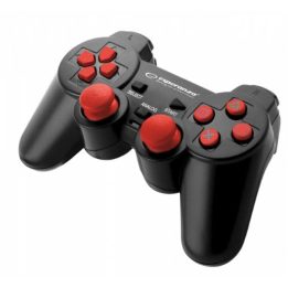 Esperanza EGG106R Gaming Controller Gamepad PC Playstation 2 Playstation 3 Analogue / Digital USB 2.0 Black Red
