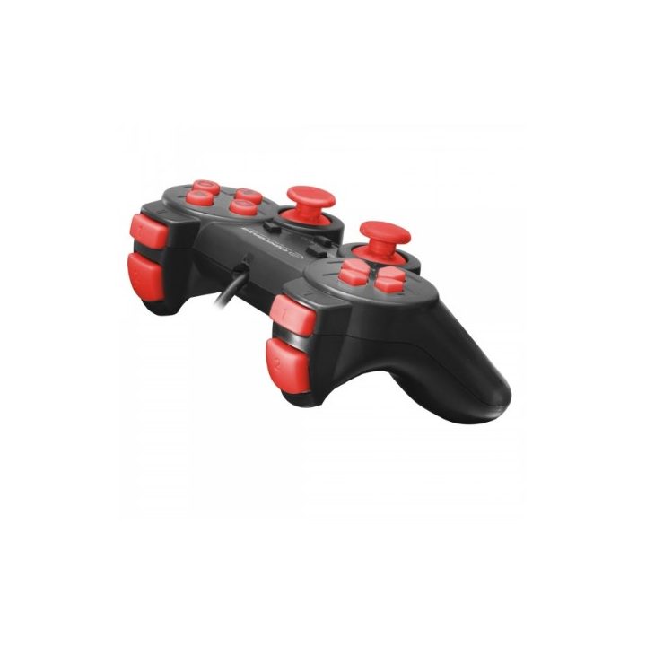 Esperanza EGG106R Gaming Controller Gamepad PC Playstation 2 Playstation 3 Analogue / Digital USB 2.0 Black Red