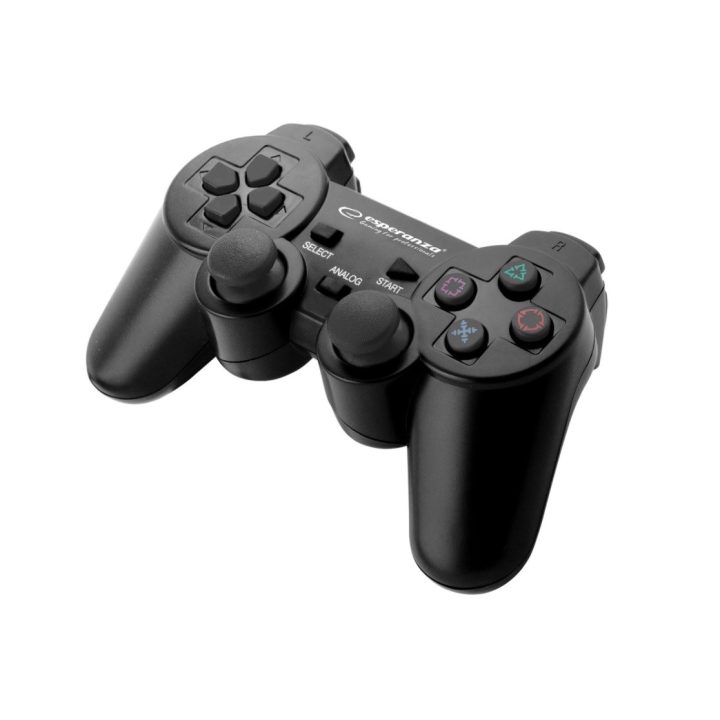 Esperanza EGG107K Gaming Controller Gamepad PC Playstation 3 Analogue / Digital USB 2.0 Black