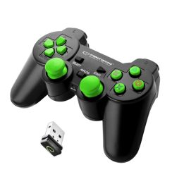 Esperanza EGG108G Gaming Controller Gamepad PC Playstation 3 Analogue / Digital USB 2.0 Black Green