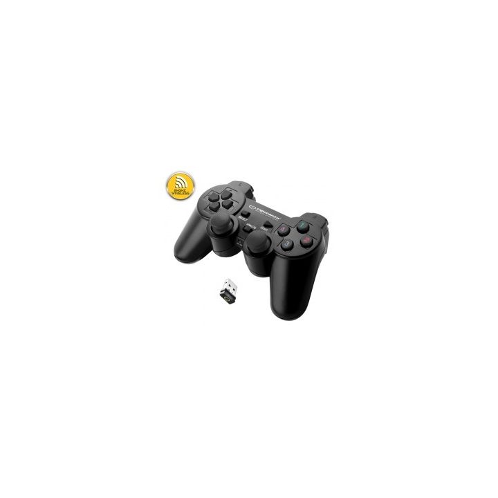 Esperanza EGG108K Gaming Controller Black USB 2.0 Gamepad Analogue / Digital PC Playstation 3
