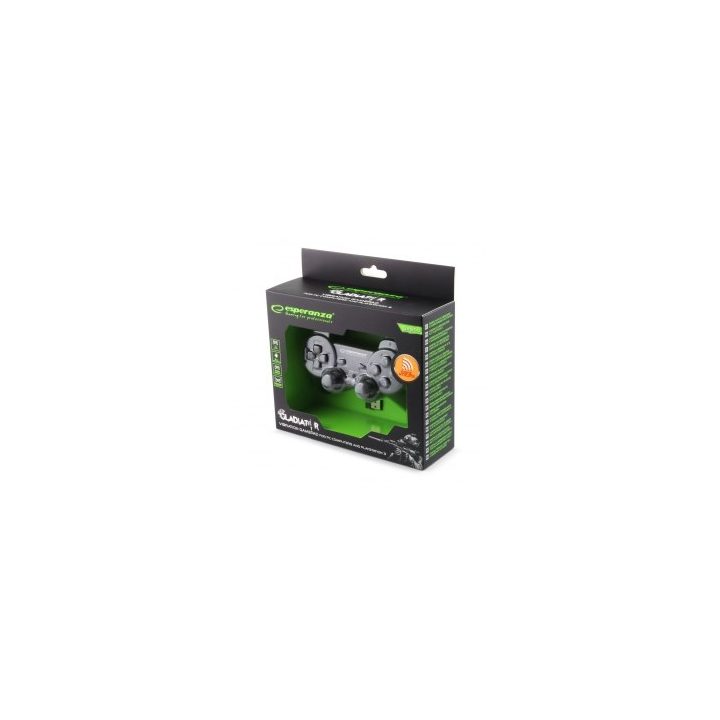 Esperanza EGG108K Gaming Controller Black USB 2.0 Gamepad Analogue / Digital PC Playstation 3
