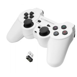 Esperanza EGG108W Gaming Controller Black White RF Gamepad Analogue / Digital PC Playstation 3