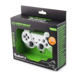 Esperanza EGG108W Gaming Controller Black White RF Gamepad Analogue / Digital PC Playstation 3