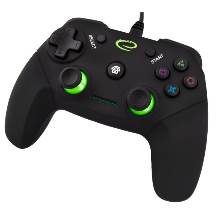 Esperanza EGG110K Gaming Controller Gamepad PC Playstation 3 Analogue / Digital USB 2.0 Black