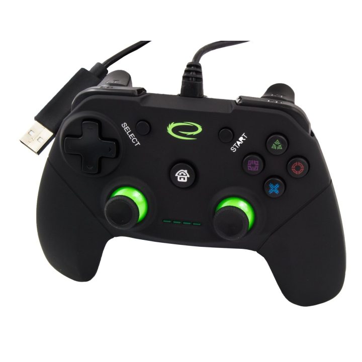 Esperanza EGG110K Gaming Controller Gamepad PC Playstation 3 Analogue / Digital USB 2.0 Black