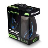 Esperanza EGH300B Headset Wired Head-band Gaming Black Blue