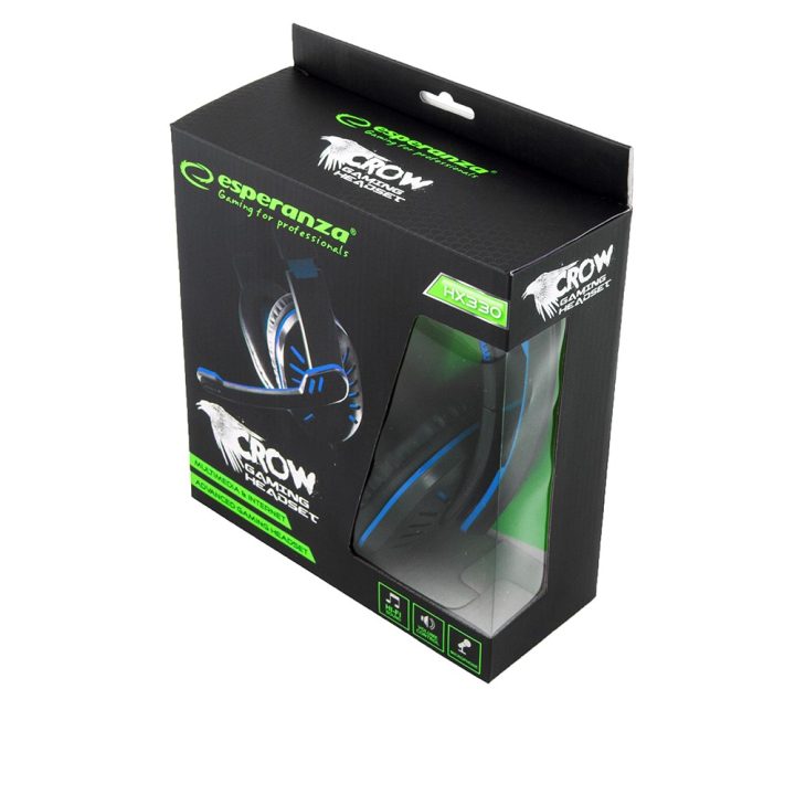 Esperanza EGH330B Head-band Black Blue
