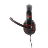Esperanza EGH330R Head-band Black Red