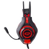 Esperanza EGH420R Headphones with microphone Headband Black Red