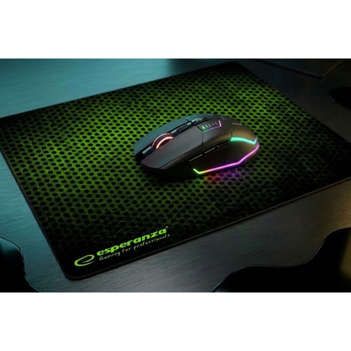 Esperanza EGP103G mouse pad Gaming mouse pad Black Green