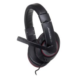 Esperanza EH118 headphones/headset Wired Head-band Calls/Music Black Red