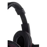 Esperanza EH118 headphones/headset Wired Head-band Calls/Music Black Red