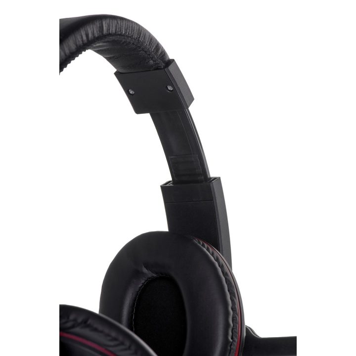 Esperanza EH118 headphones/headset Wired Head-band Calls/Music Black Red