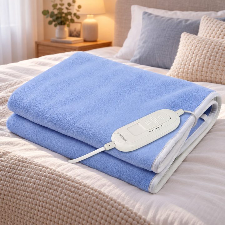 Esperanza EHB001 electric blanket Electric bed warmer 60 W Blue Polyester
